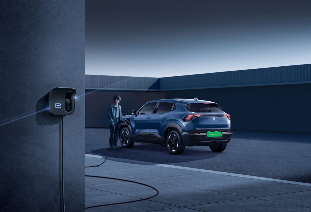 Maruti e Vitara charging